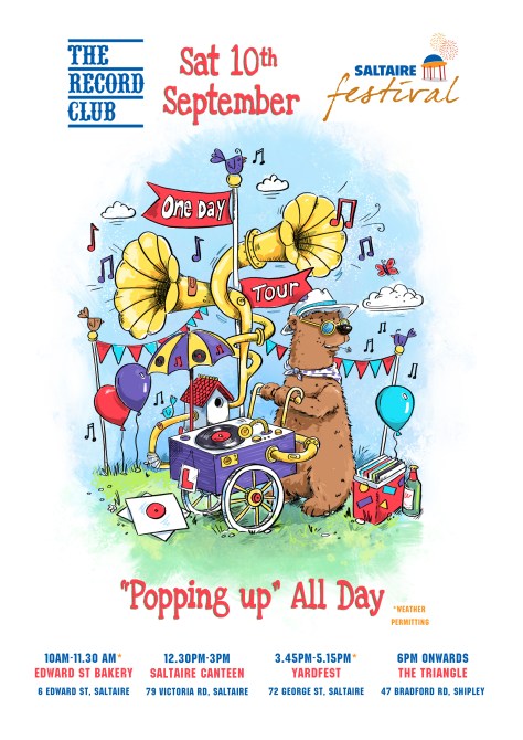 Saltaire Festival pop-ups September 2016